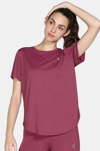 Buy Zelocity Quick Dry Relaxed Top - Hawthorn Rose